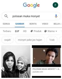 Benar saja, hasil pencarian google untuk monyet pakai jas hujan adalah beberapa artikel terkait presiden jokowi. Meme Project Baubau Posts Facebook