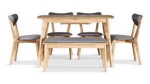 Tasman solid nz pine dining table in 5 sizes: Kendall Dining Suite Big Save Furniture