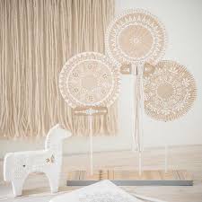 Statue Attrape Reves Imitation Bois H 40cm Dreamcatcher Deco Maison Meuble De Style Deco