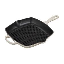 Mar 25, 2020 · the long wooden handle on the le creuset basting brush keeps your hands farther from the grill, but the silicone head is heat resistant only to 480 °f. Signature Square Skillet Grill Le Creuset Official Site