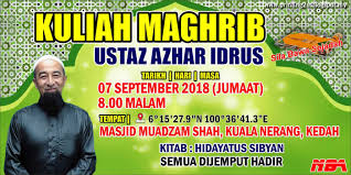 Read 9 reviews from the world's largest community for readers. Biar Jasa Jadi Sanjungan Kuliah Maghrib Bersama Ustaz Azhar Idrus Di Masjid Muadzam Shah Kuala Nerang