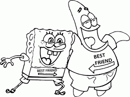 Plus, it's an easy way to celebrate each season or special holidays. Spongebob Patrick Best Friends Coloring Page Coloring Library