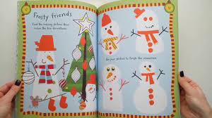 Get your kids involved in some creative holiday fun with christmas coloring books, holiday activity books and christmas sticker books for kids. Snowy Christmas Sticker Activity Book Youtube