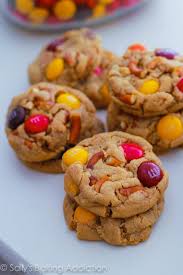 Loaded pretzel cookies with coconut and m&m's. Pin On Desserts
