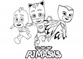 The masks are very simple to put together! Pj Masks Free Printable Coloring Pages For Kids