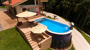 Above ground pools are a cheap and simple approach to chill in the scorching heat of the summers. The Top 47 Best Above Ground Pool Deck Ideas Backyard Landscape Design