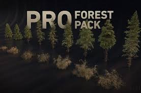 Forest Pack 3d Model Download 3dart Hard Surface Modeling Forest Surface Modeling