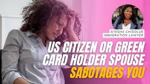 Yes, it is possible for a green card holder to apply for a spouse visa. What To Do If Your Us Citizen Or Green Card Holder Spouse Sabotages You Youtube