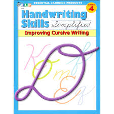 Buy a handwriting course book. Handwriting Skills Simplified Improving Cursive Writing Grade 4 Ed Francis 0662208002288 Amazon Com Books