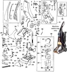 Use a vacuum with a brush attachment and a. Tw 6802 Bissell 1697 Upright Proheat Powersteamer Deep Cleaner Parts Download Diagram