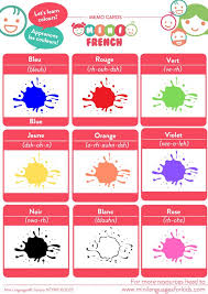 In this french lesson, cindy, a native french teacher, teaches you the colours in french with fun animations. French For Kids Learn Colours In French With Free Printable Activities
