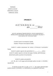 Cerere obtinere autorizatie de protectia muncii. Romania Primaria Municipiului Galati