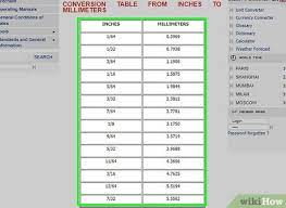 Cara pengiraan mm ke inci. 4 Cara Untuk Mengubah Inci Menjadi Milimeter Wikihow