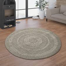 Funktionen laforma teppich samy rund 200 cm grau la forma. In Outdoor Teppich Skandi Look Rund Teppichmax