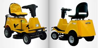 Top lawn tractors and garden tractors. Electric Riding Mower People Powered Machines