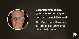There has been some confusion on my facebook group with people thinking that i'm alan from a youtube channel looking into the chris watts case. Ad Looks At Dieter For Clues In The Chris Watts Case Alan Vinnicombe Armchair Detective On Patreon