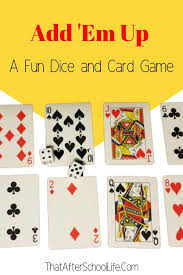 Maybe you would like to learn more about one of these? Dice And Card Game A Fun Math Game For Kids That After School Life