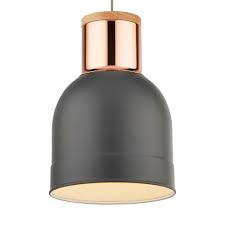Get free shipping on qualified outdoor pendant lights or buy online pick up in store today in the lighting department. Hanging Lamp Gray Matt Copper H 159 Cm Barham Meinelampe