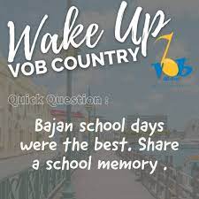 What are the colours in the barbados flag? Vob 92 9fm Quick Question Bajan School Days Were The Facebook