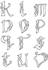 Find the books you want all in one place and at prices you'll love. Celtic Alphabet K Thru V Celtic Symbols Celtic Alphabet Celtic Letters