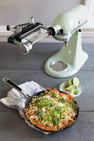 Chicken Sweet Potato Enchiladas Kitchen Aid Recipes Kitchen Aid Mixer Recipes Chicken Sweet Potato