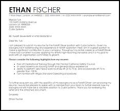 Maybe you would like to learn more about one of these? Forklift Driver Cover Letter Sample Cover Letter Templates Examples