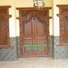 Gebyok adalah sejenis furniture berbahan kayu. Pin Di Pintu Kusen Gebyok