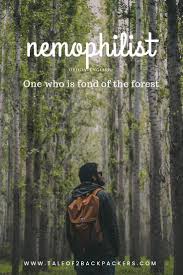 If your idea of a great day has something to do with forests. Unusual Travel Words Nemophilist Tale Of 2 Backpackers