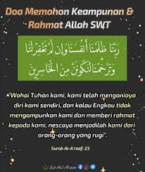 Sebagai manusia biasa yang seringkali tidak terlepas daripada melakukan kesilapan dan dosa, kita perlu sentiasa memohon keampunan daripada allah swt. Doa Memohon Keampunan Surau Al Hikmah Penjara Taiping Facebook