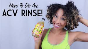 Apple cider vinegar hair rinse is a fabulous way to remove build up in your hair from using daily hair products and return it to luxurious and super shiny hair. How To Do An Acv Rinse Apple Cider Vinegar On Natural Hair Biancareneetoday Youtube