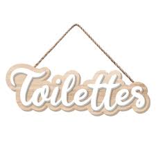Nous vous proposons une finition en inox noir ou en inox brossé. Plaque De Porte Relief Pour Les Toilettes 20x6cm Maisons Du Monde