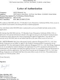 Cover letter tips & tricks. M01373 M Pro Fit Wireless Mid Size Mouse Cover Letter Letter Of Authorization Rev2 0 Acbrands
