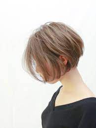 外国人風 ショートボブスタイルです 日本人だと中々表現するのが難しい頭の丸みを意識し 前髪をあえてウザったく長めに残しました カラーは 根元をあえて残しローライト効果を狙い 全体に細かめのハイライトからの 全体にアッシュ系カラーをon 季節問わず 年中