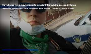 Police Force 1953 at the Orillia Opera House Police Station , From left Bud  Gillby, Merv Wright, Everitt Lynn, Chief McIntyre, Bob Flintoff, Len  Litster and Ken Boyd.