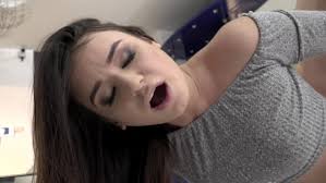 Charming chick is playing with her tight bootyhole