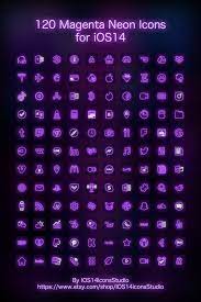 Get free aesthetic app icon icons in ios, material, windows and other design styles for web, mobile, and graphic design projects. 500 Purple Neon Ios 14 App Icon Pack Magenta Neon Aesthetic For Iphone Home Screen Ios Shortcuts Ios Themes Bundle In 2021 Iphone Wallpaper App Wallpaper Iphone Neon Purple Wallpaper Iphone