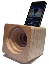 Handmade Wooden Mobile Phone Acoustic Speaker Natural Finish Wood Speakers Wooden Speakers Phone Accessories Diy