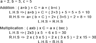 Associative property explains that addition and multiplication of numbers are possible regardless of how they are grouped. What Is Associative Property Definition And Meaning Math Dictionary