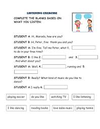 free time activities listening worksheet free time activities time activities activities