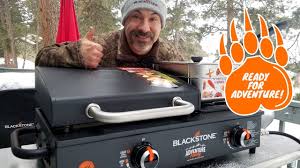 Blackstone duo 17 griddle and charcoal grill combo. Blackstone Adventure Ready 17 Tabletop Griddle Combo Youtube