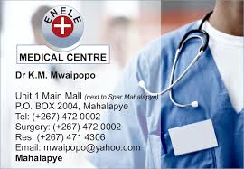 Contact your practice by telephone in the first instance. Enele Medical Centre Health Directory Botswana