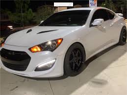 Free shipping on many items | browse your favorite brands | affordable prices. 2015 Hyundai Genesis Coupe 3 8 Ultimate With 18x9 5 Esr Sr07 And General 255x40 On Lowering Springs 896485 Fitment Industries