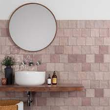 This modern home on the lake has panoramic views from every room! Portmore Pink 4x4 Glazed Ceramic Tile In 2021 Pink Bathroom Tiles Ceramic Wall Tiles Small Bathroom Tiles