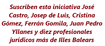 Profesionales jur&iacute;dicos de Illes Balears piden por segunda vez a S&aacute;nchez  que Felipe V...