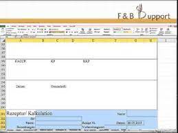 Rechnungswesen, kalkulation speisen getraenke, speisenkalkulation. Kochrezepte Rezepte Kalkulieren Excel Vorlage
