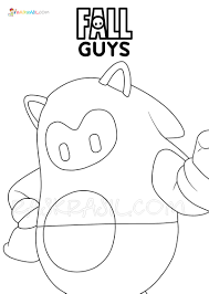 Many children dream of becoming superheroes, astronauts, rock stars, teachers, firfighters, police officers, detectives, athletes or even. Fall Guys Coloring Pages 21 New Images Free Printable