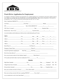 Check spelling or type a new query. Truck Driver Application Fill Online Printable Fillable Blank Pdffiller