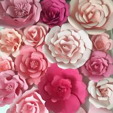 Tropical theme giant paper flowers, big wedding backdrop, floral wall decor. 43 Paper Flowers Paper Flower Making Craft Tutorials