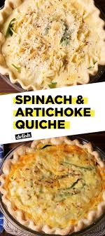 Spinach And Artichoke Quiche Recipe Spinach And Artichoke Quiche Recipe Quiche Recipes Artichoke Quiche Recipe