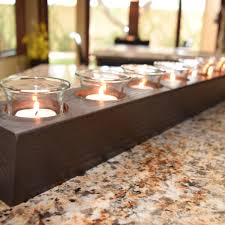 Candle Centerpiece 436 Table Centerpiece Etsy Candle Table Decorations Wood Tea Light Holder Candle Centerpieces